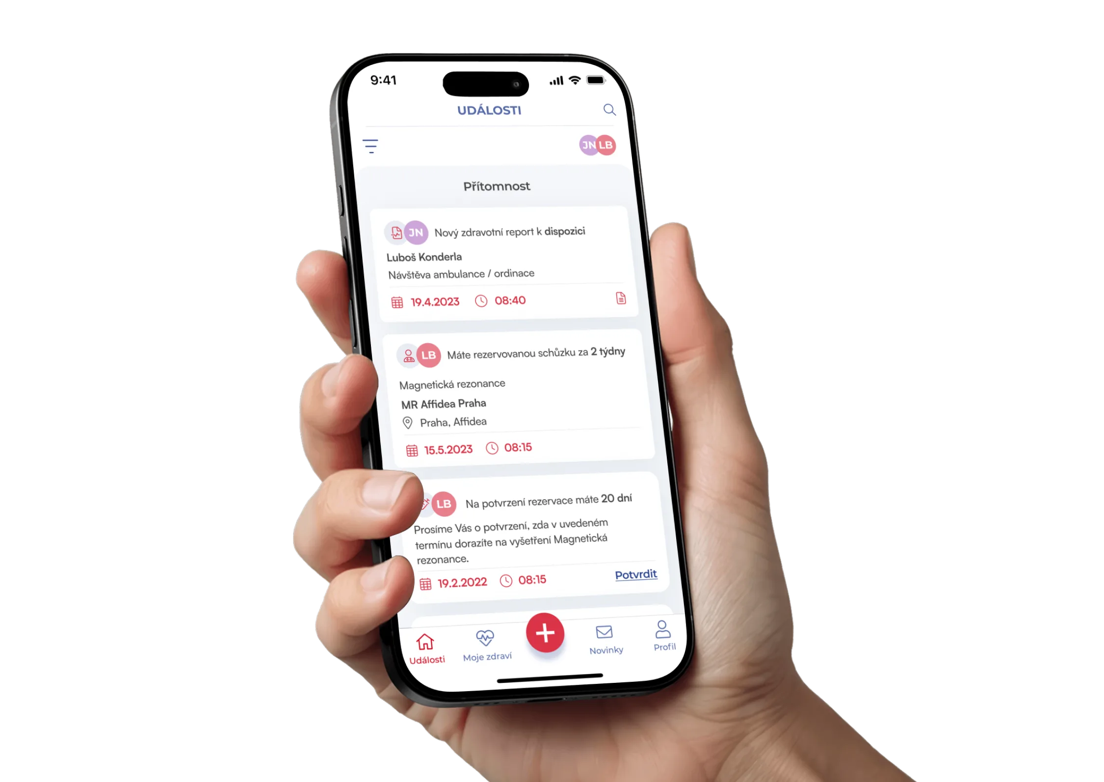 myCANADIAN aplikace na telefonu v ruce